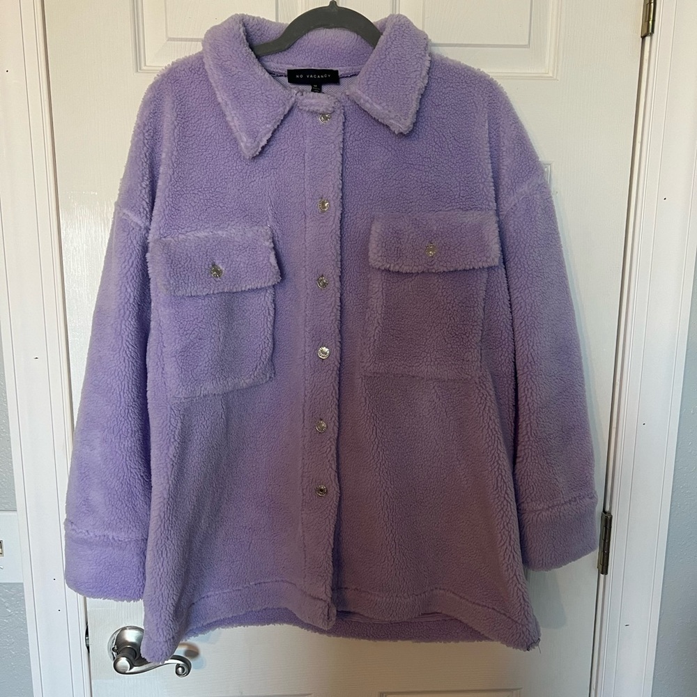 Lavender Sherpa Jacket